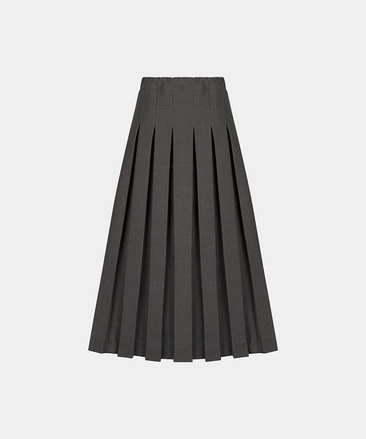 노이스(NOICE) W PLEATED MIDI SKIRT - GRAY