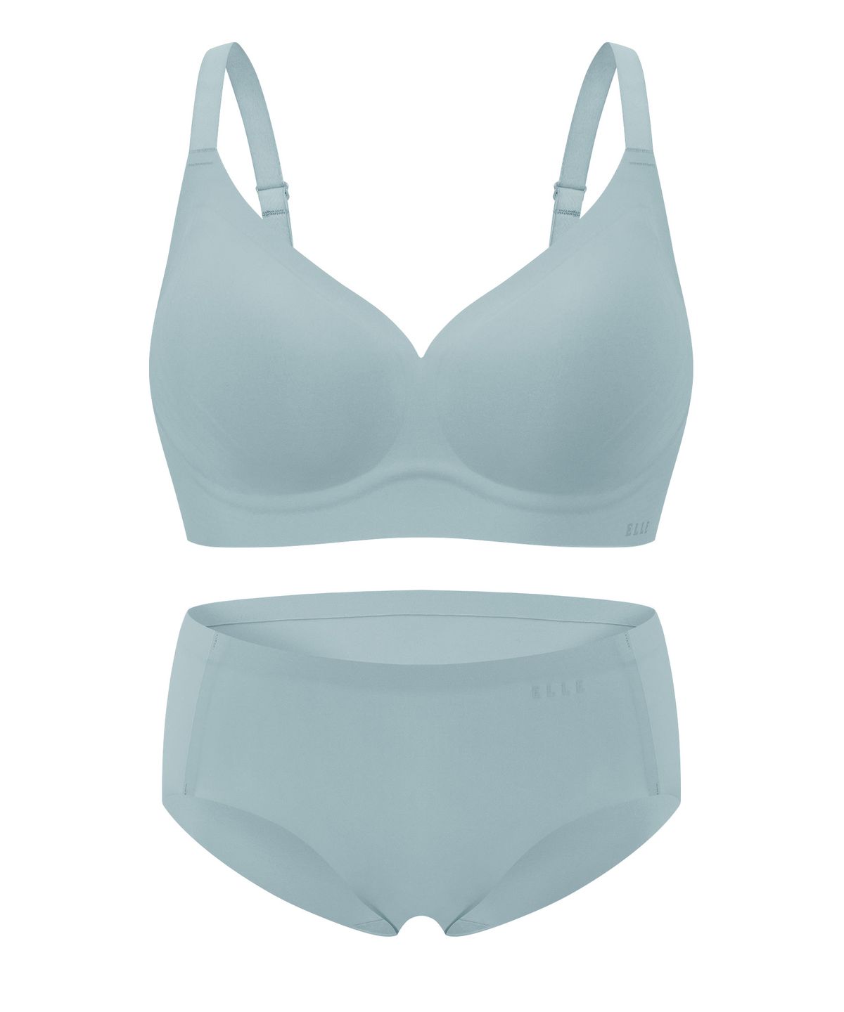 엘르이너웨어(ELLE INNERWEAR) [볼륨핏] 쉐딩 브라 팬티 세트 커버업 - 민트