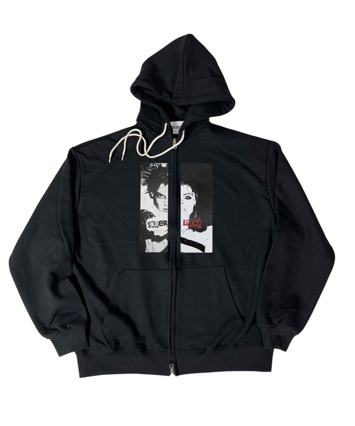 스케이터락(SK8ER ROCK) Boy Or Girl Sweat Hood Zip-Up ((black))