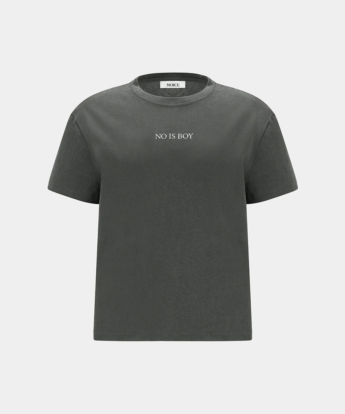 노이스(NOICE) W NO IS BOY T-SHIRT - DARK GRAY