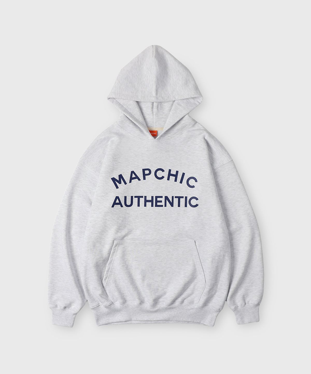 맵시크(MAPCHIC) 베이직 로고 후디_메란지