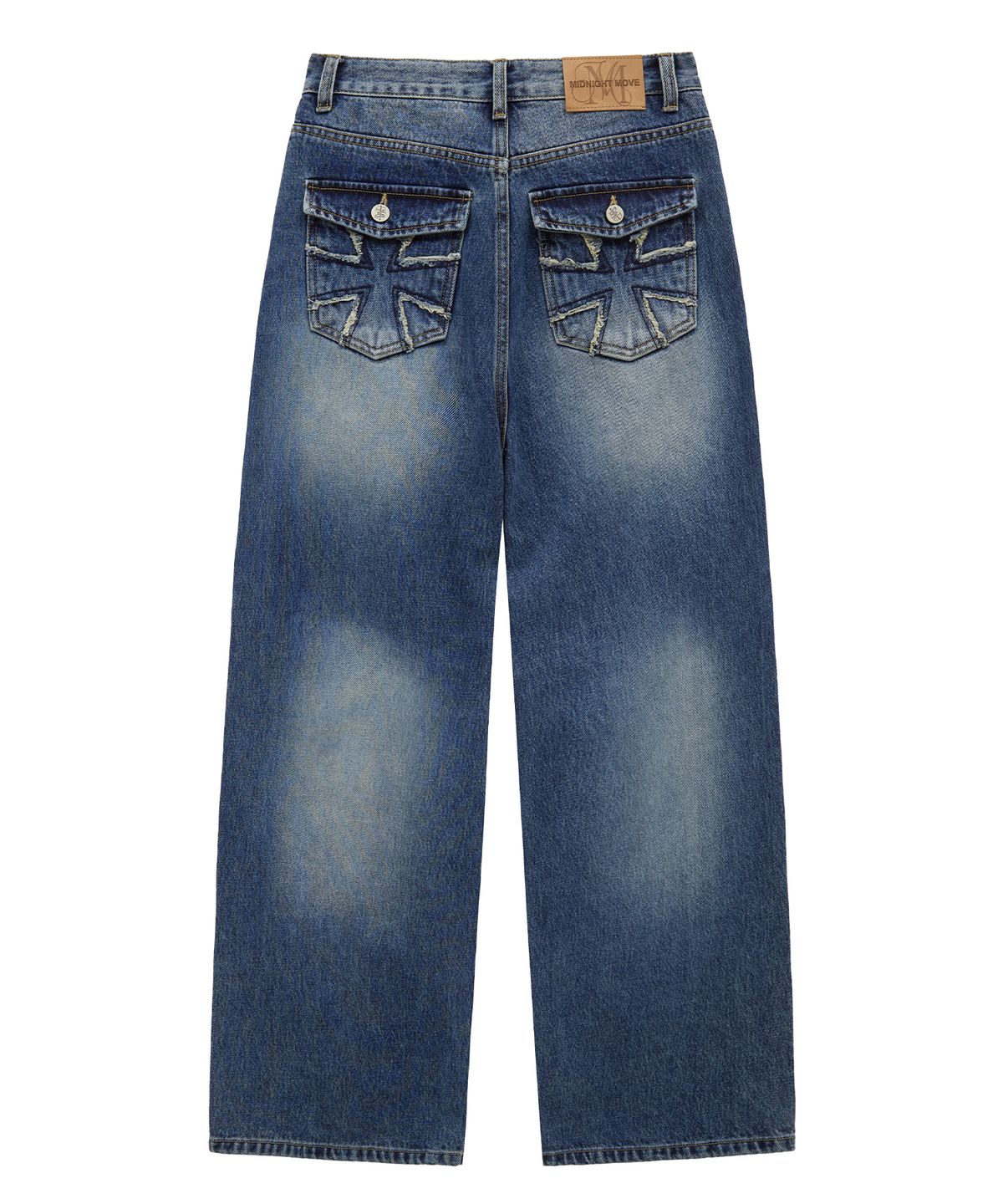 미드나잇 무브(MIDNIGHT MOVE) eg pk denim pants (blue)