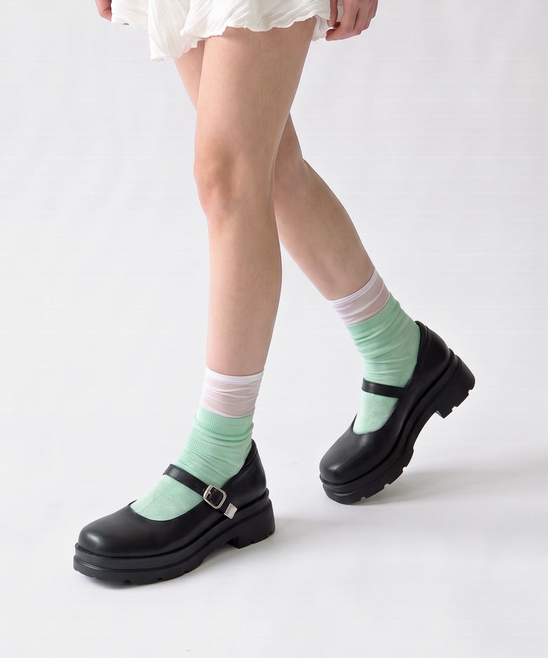 케이트 플랫폼 메리제인 플랫 (5cm/2colors)