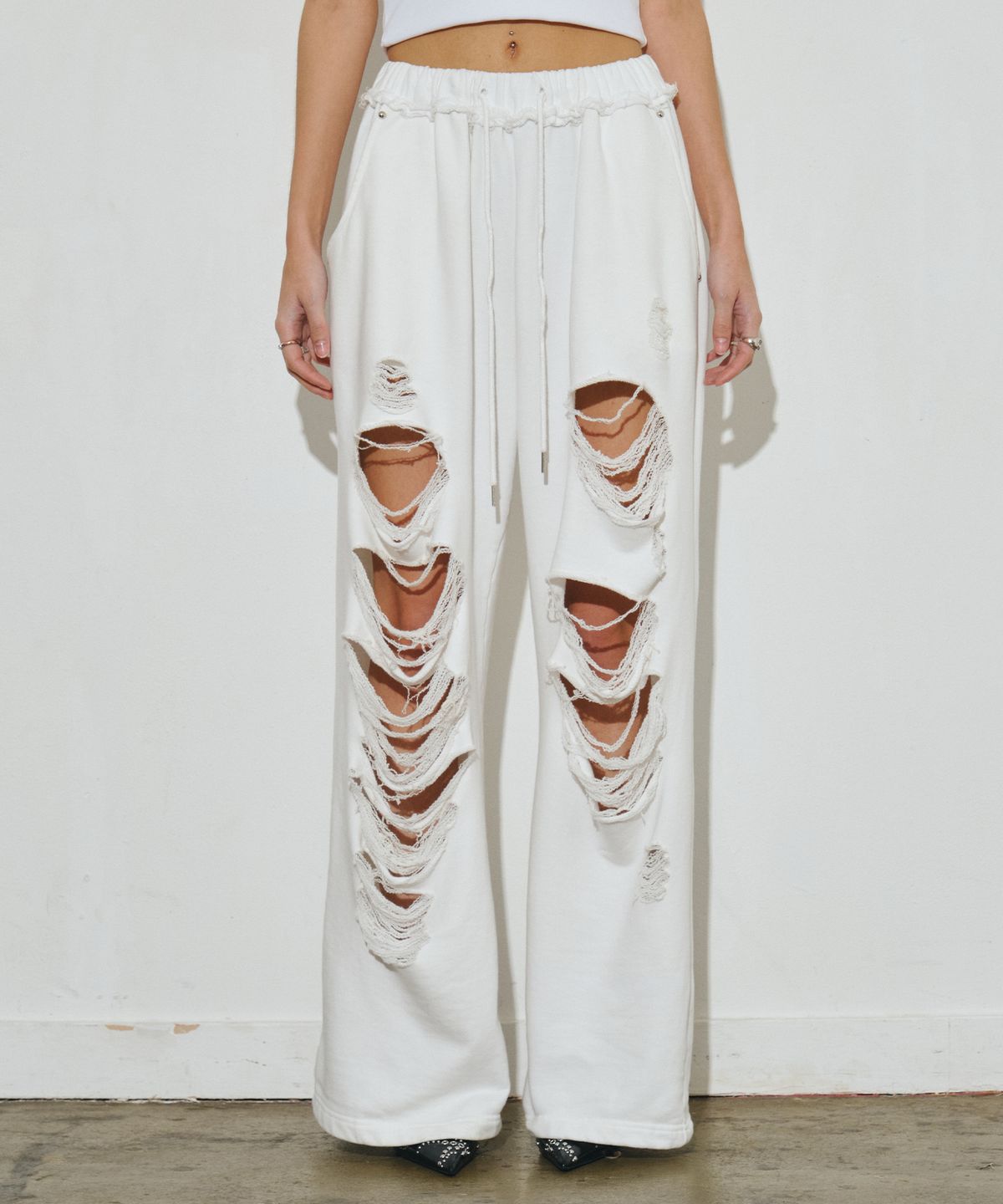 미드나잇 무브(MIDNIGHT MOVE) dg england pants (white)