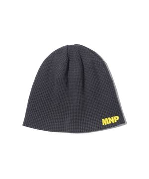 MNP LOGO WAFFLE BEANIE - CHARCOAL