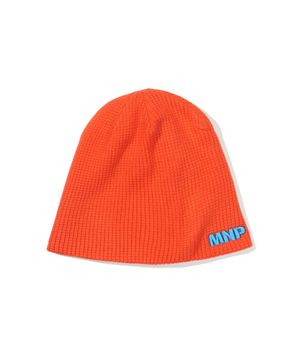 MNP LOGO WAFFLE BEANIE - ORANGE