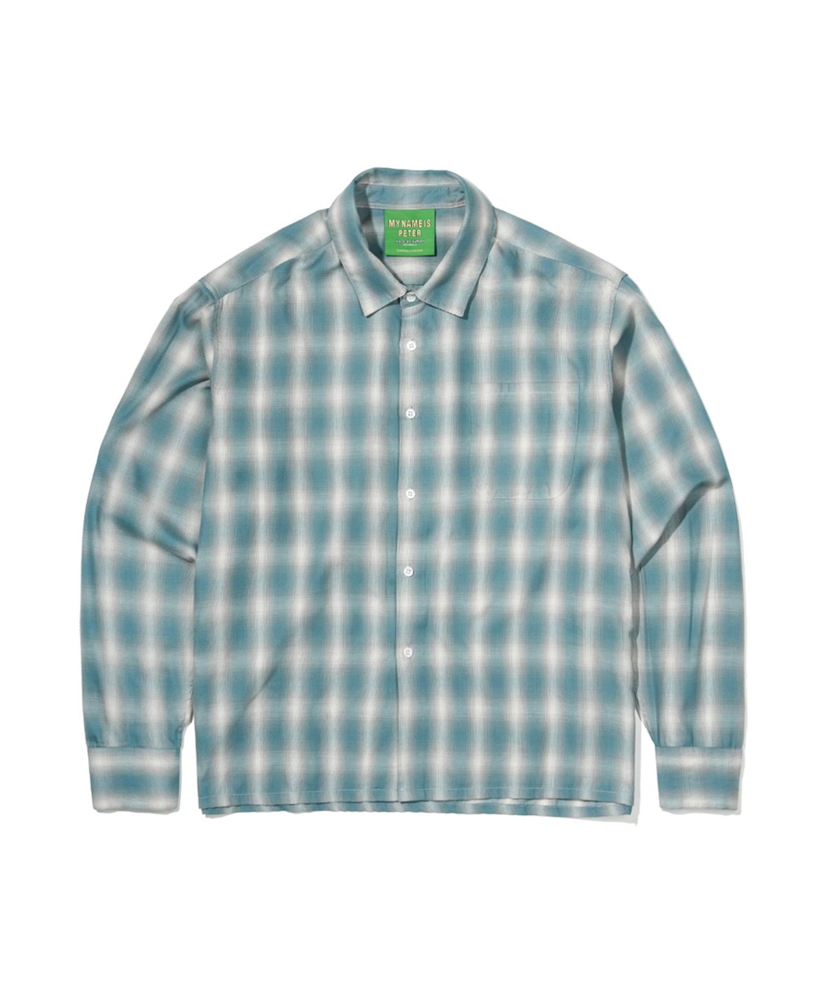 마이네임이즈피터(MYNAMEISPETER) SKATER PETER SHIRT - BLUE