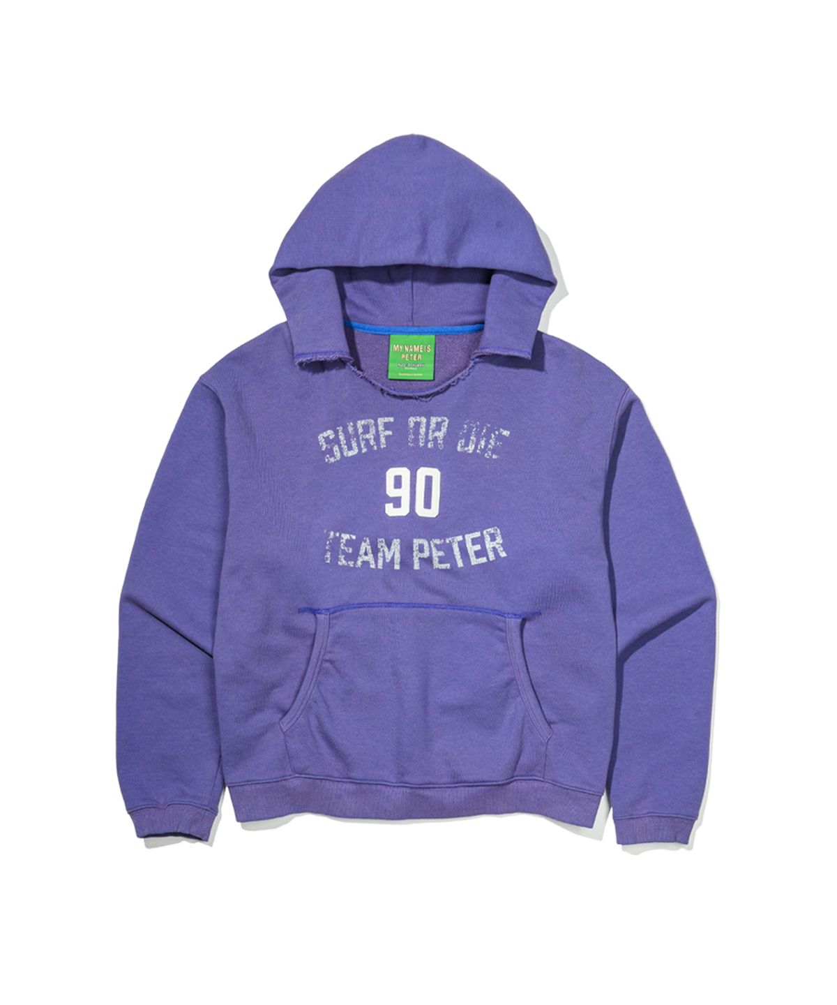 마이네임이즈피터(MYNAMEISPETER) SURFER HOODIE - PURPLE