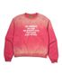 SLOGAN SWEATSHIRT - RED