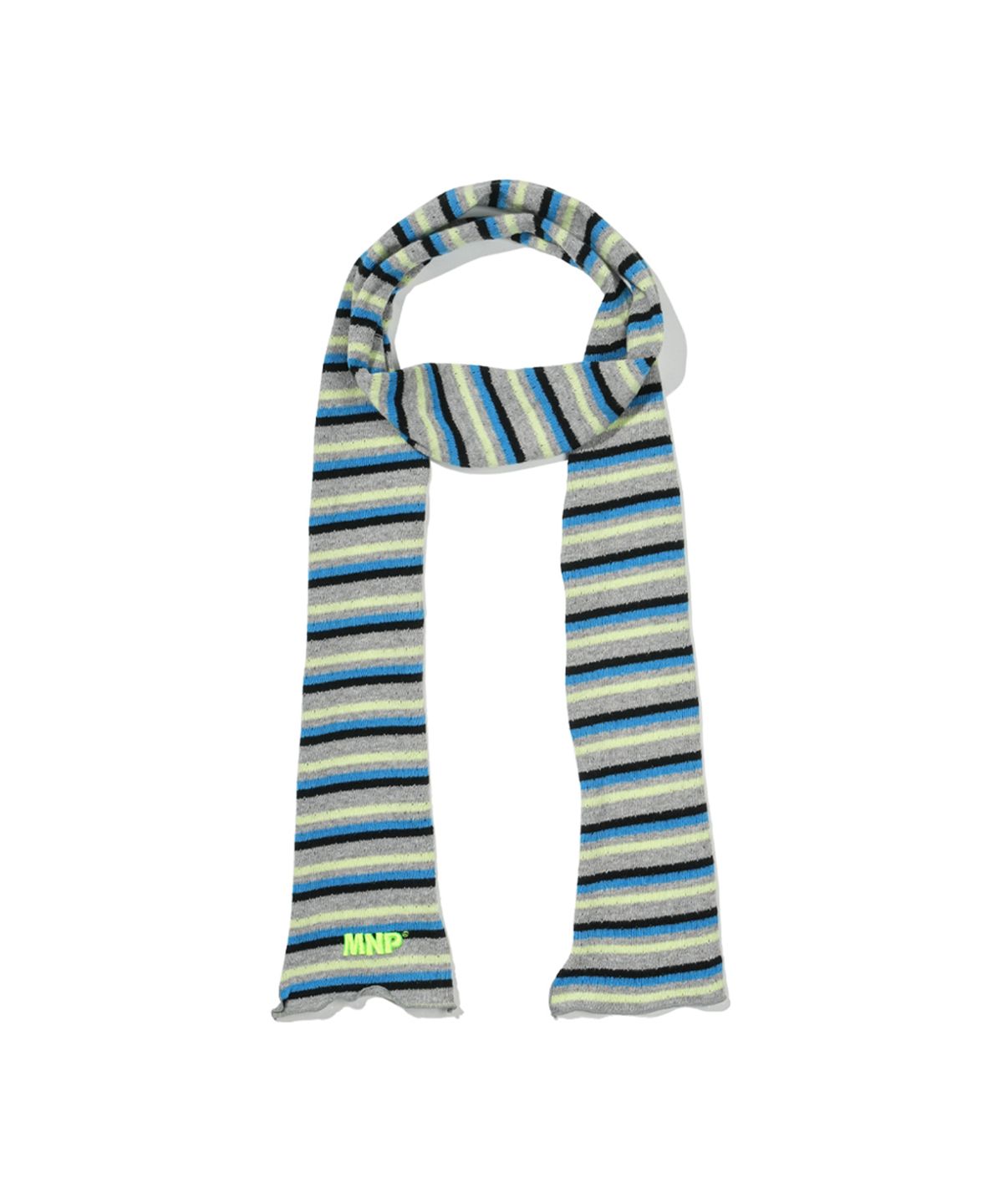마이네임이즈피터(MYNAMEISPETER) PETERS LAYERED KNIT SCARF - GRAY