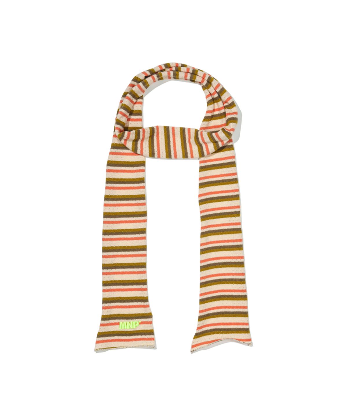 마이네임이즈피터(MYNAMEISPETER) PETERS LAYERED KNIT SCARF - BEIGE