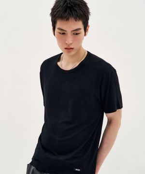 Airy Modal Short-Sleeve - Black
