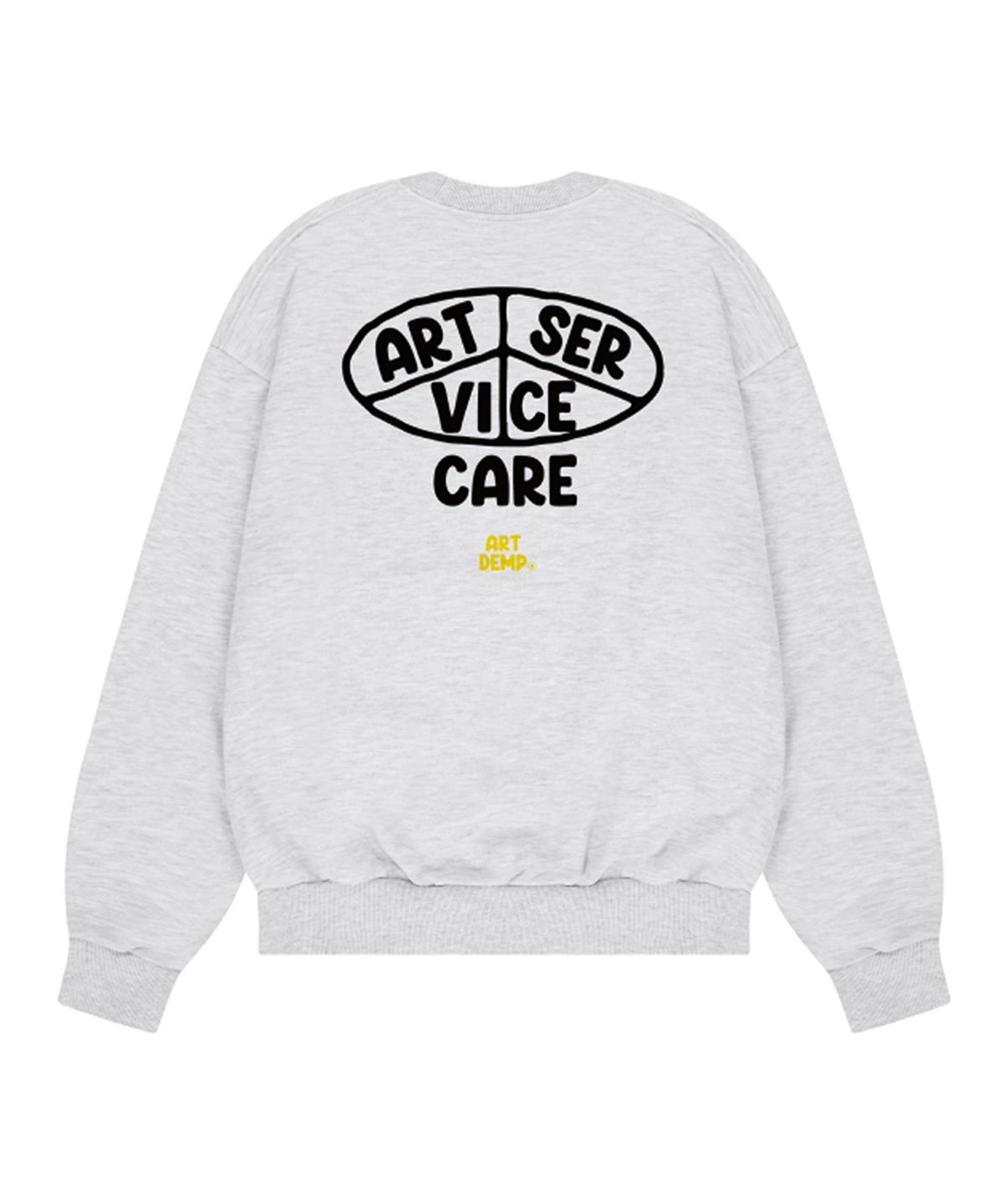 아트뎀프(ARTDEMP) 아트템프 기모 맨투맨 ART SERVICE CARE  SWEATSHIRTS (MELANGE)