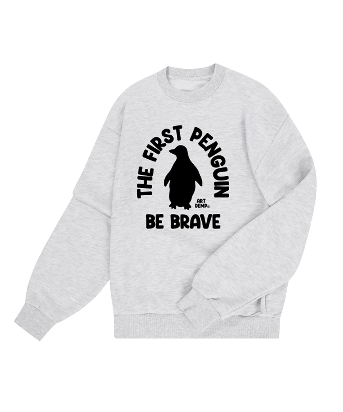 아트뎀프(ARTDEMP) 아트템프 기모 맨투맨 PENGUIN  SWEATSHIRTS (MELANGE)