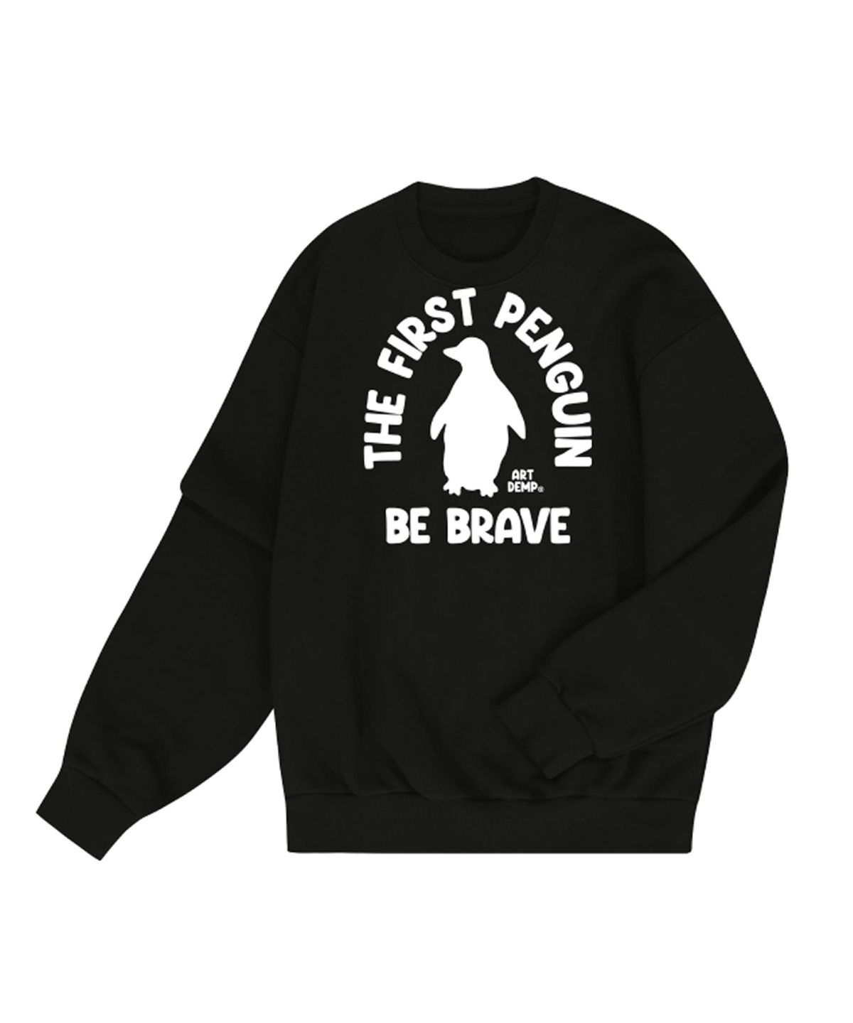 아트뎀프(ARTDEMP) 아트템프 기모 맨투맨 PENGUIN  SWEATSHIRTS (BLACK)