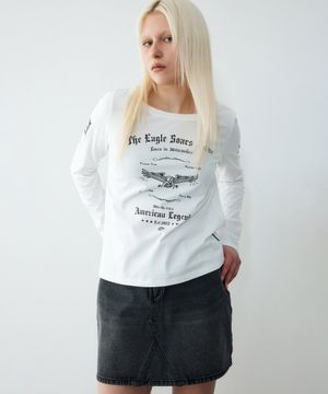 [여성] OL시그니처 긴팔 티셔츠 화이트_HH26111001