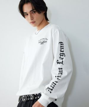 [BV] OL시그니처 롱슬리브 티셔츠 화이트_HH16111002