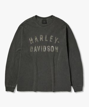 [1903] 플랫 트랙 긴팔 티셔츠 챠콜_HH16111001