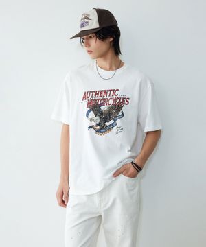 [BV] 어센틱 이글 반팔티 화이트_HH16111056