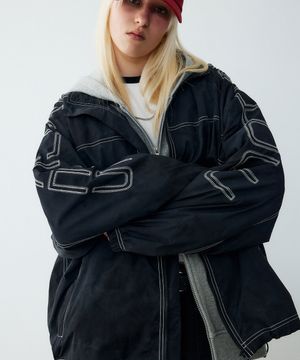 마블 모터사이클 스포츠 자켓 블랙_HH16103005