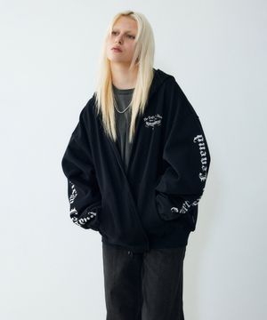 [BV] OL시그니처 후드 짚업 블랙_HH16109002