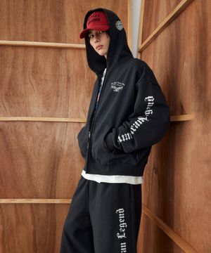 [BV] OL시그니처 후드 짚업 다크 그레이_HH16109002