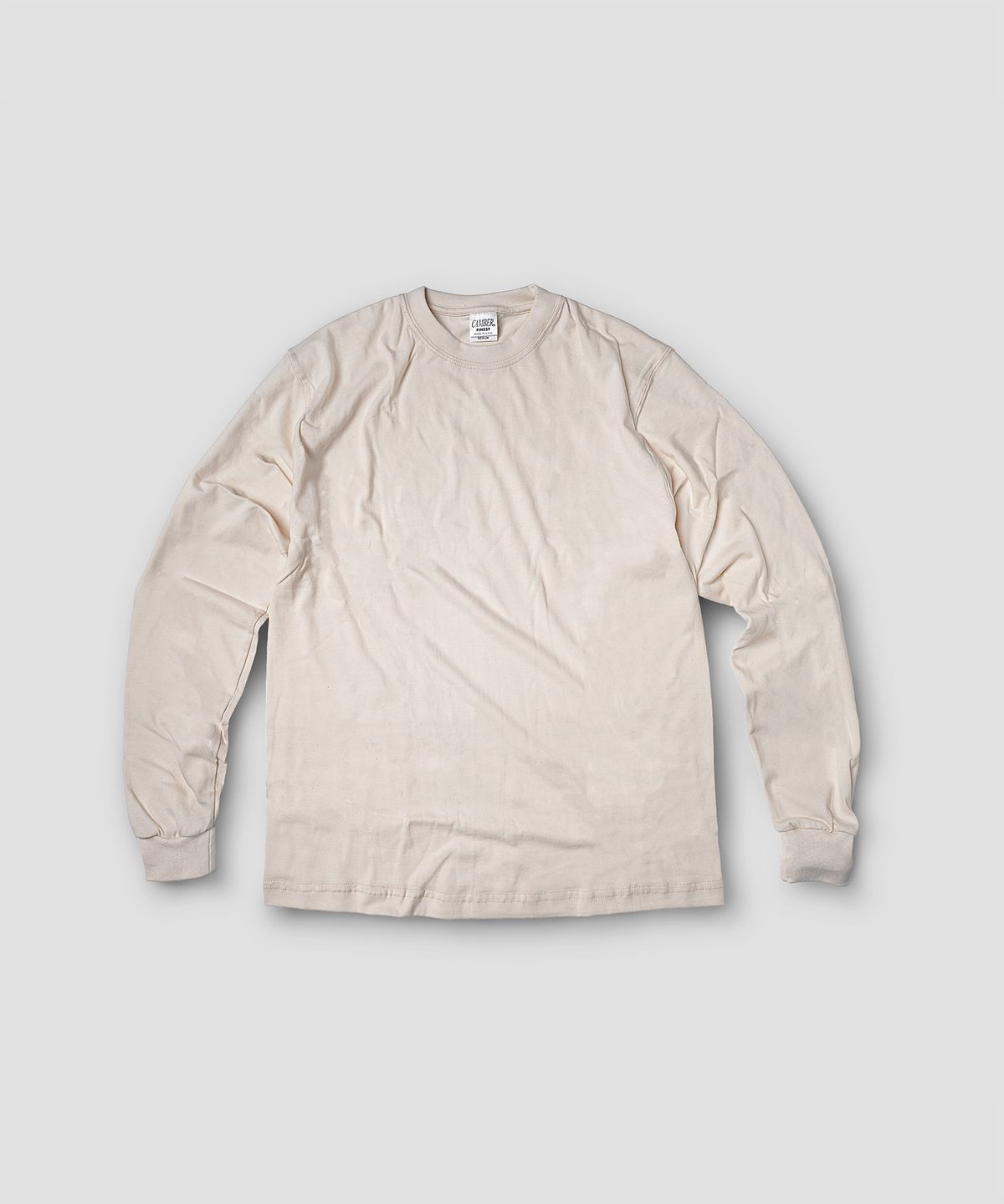 캠버 스포츠웨어(CAMBER SPORTSWEAR) 파이니스트 롱슬리브 티셔츠, 내추럴