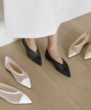 코델라 메쉬 플랫슈즈 (1cm)