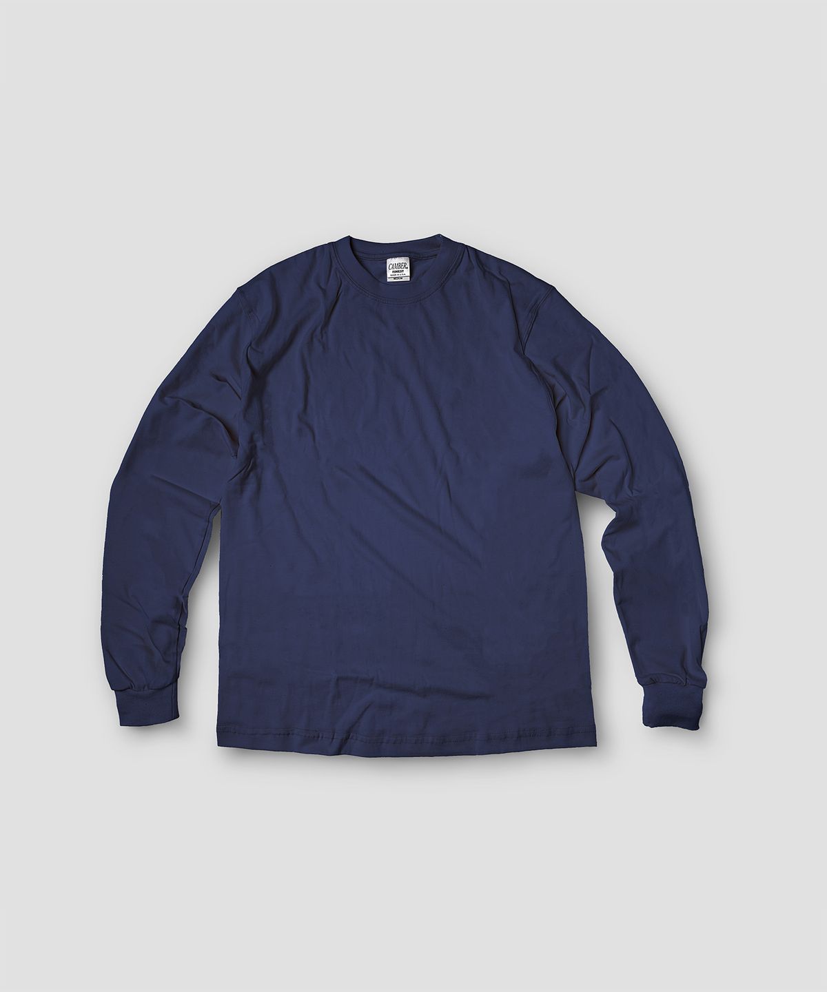 캠버 스포츠웨어(CAMBER SPORTSWEAR) 파이니스트 롱슬리브 티셔츠, 네이비
