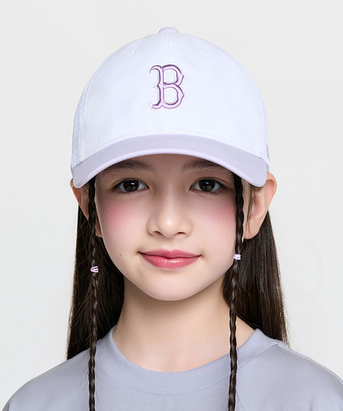 엠엘비 키즈(MLB KIDS) 쿨필드 에이스 메쉬캡 BOS (Lavender)