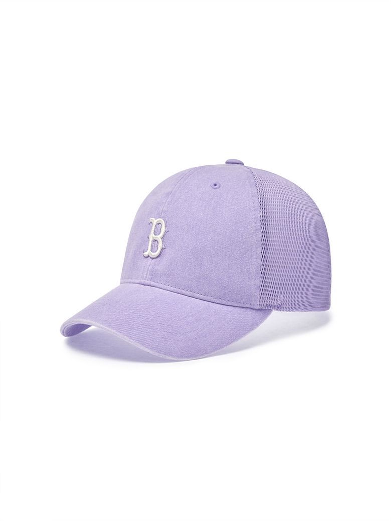 피그먼트 워싱 메쉬캡 BOS (Violet)