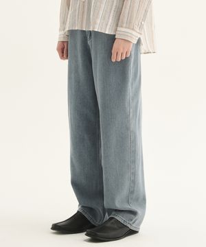 소프트 페이드 데님 팬츠_라이트블루