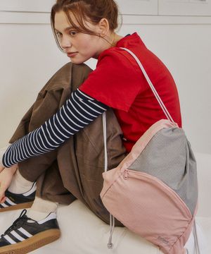 포켓 짐색 핑크 그레이