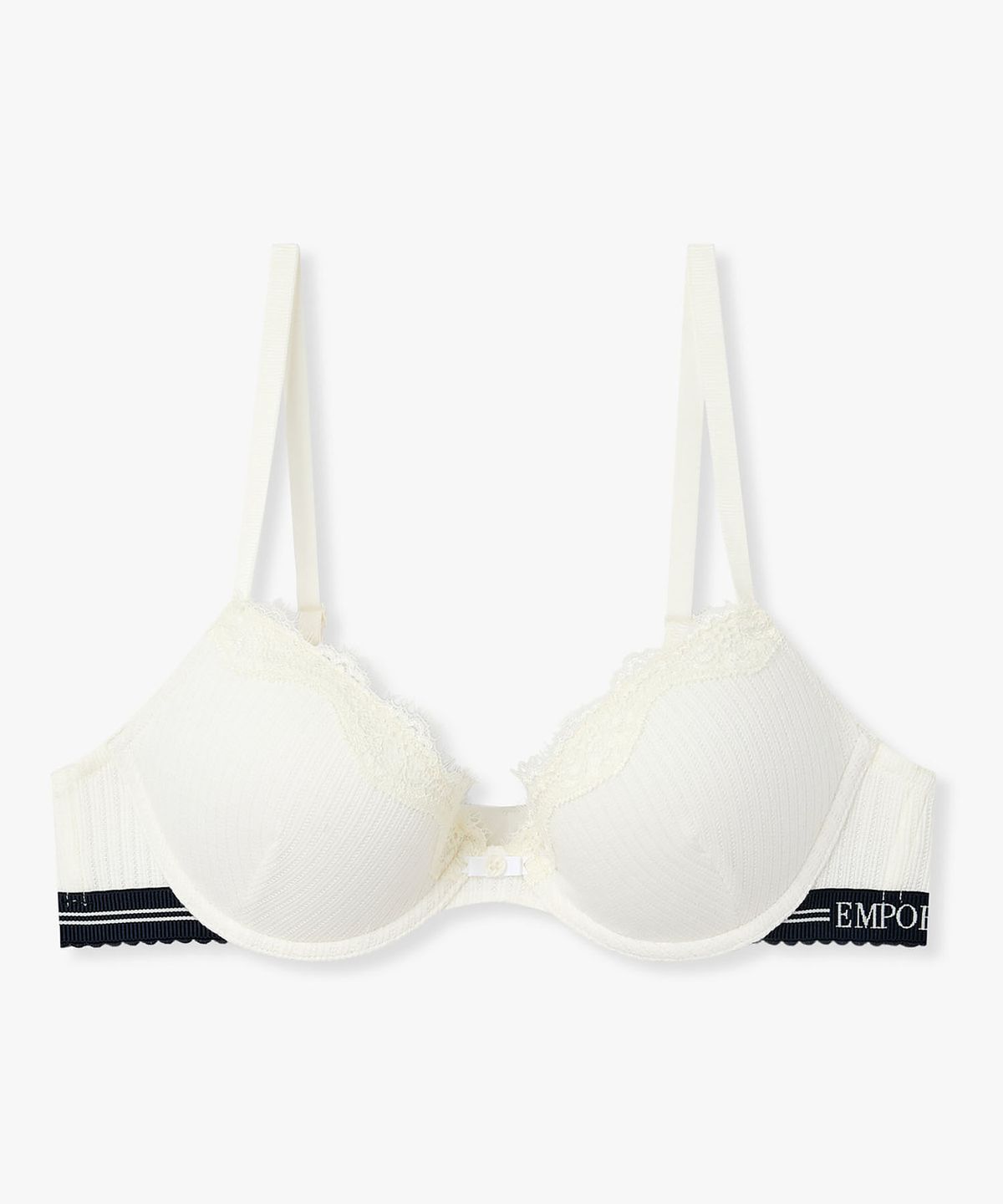 엠포리오 아르마니 언더웨어(EMPORIO ARMANI UNDERWEAR) 여성 니티드 내추럴 푸쉬업 브라_화이트_0826185515