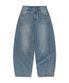 W BALLOON DENIM PANTS - BLUE