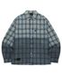 STEP DYE CHECK SHIRTS - BLUE
