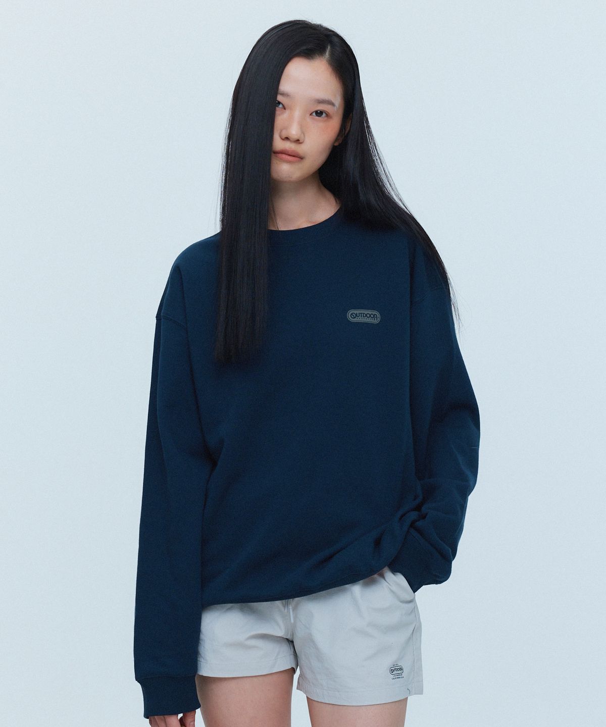 아웃도어 프로덕츠(OUTDOOR PRODUCTS) 1973 아메리칸 빈티지 스웻 셔츠 (네이비)