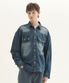 웨스턴 데님 셔츠_블루