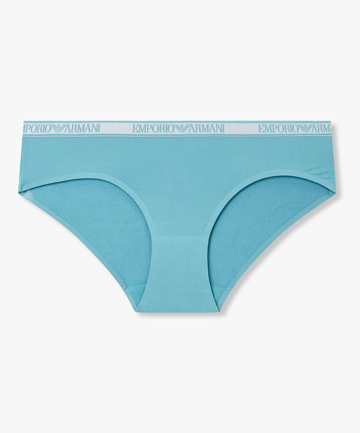 엠포리오 아르마니 언더웨어(EMPORIO ARMANI UNDERWEAR) 여성 글로시 나일론 치키 브리프_터콰이즈_0826112505
