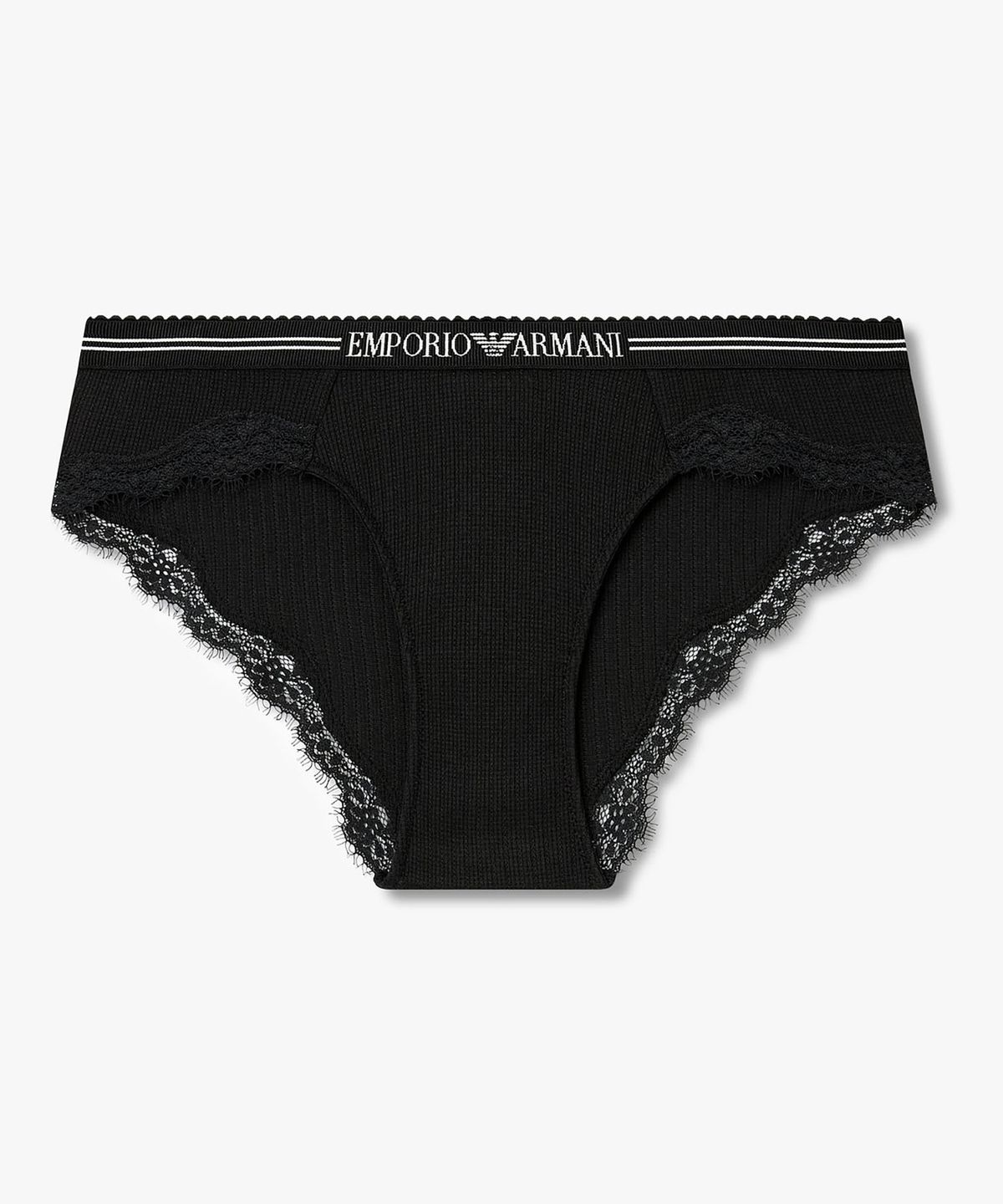 엠포리오 아르마니 언더웨어(EMPORIO ARMANI UNDERWEAR) 여성 니티드 로고 밴딩 브리프_블랙_0826111508