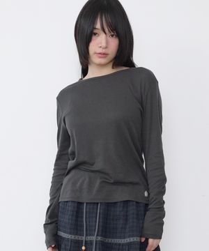 하우스 에센셜 롱슬리브 [차콜]