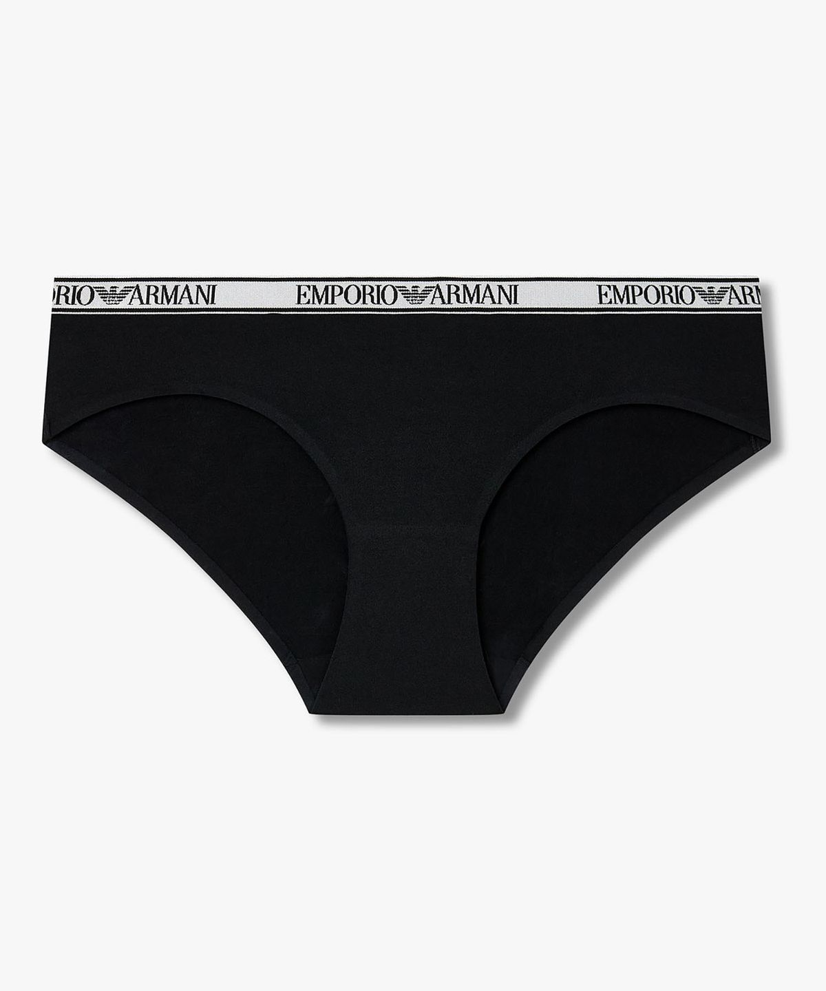 엠포리오 아르마니 언더웨어(EMPORIO ARMANI UNDERWEAR) 여성 글로시 나일론 치키 브리프_블랙_0826112507