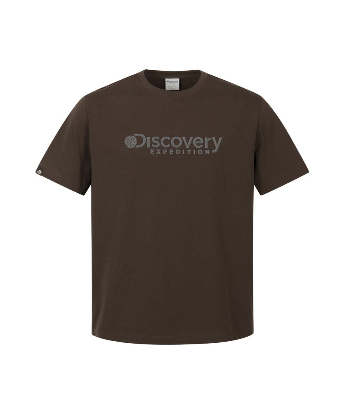 디스커버리 익스페디션(DISCOVERY EXPEDITION) 남성 프레시벤트 로건 반팔티셔츠 (Brown)
