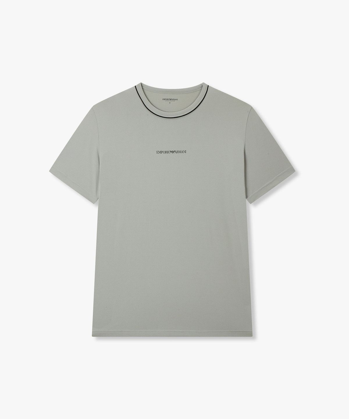 엠포리오 아르마니 언더웨어(EMPORIO ARMANI UNDERWEAR) 남성 스트레치 크루넥 라운지 티셔츠_스틸그레이_0816134039