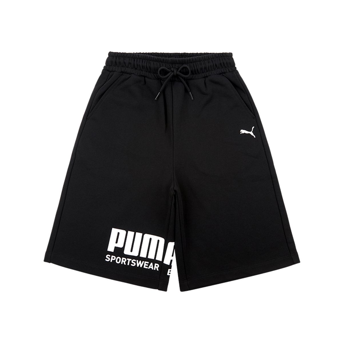 푸마 키즈(PUMA KIDS) 로고 그래픽 버뮤다 팬츠_PK61PK304