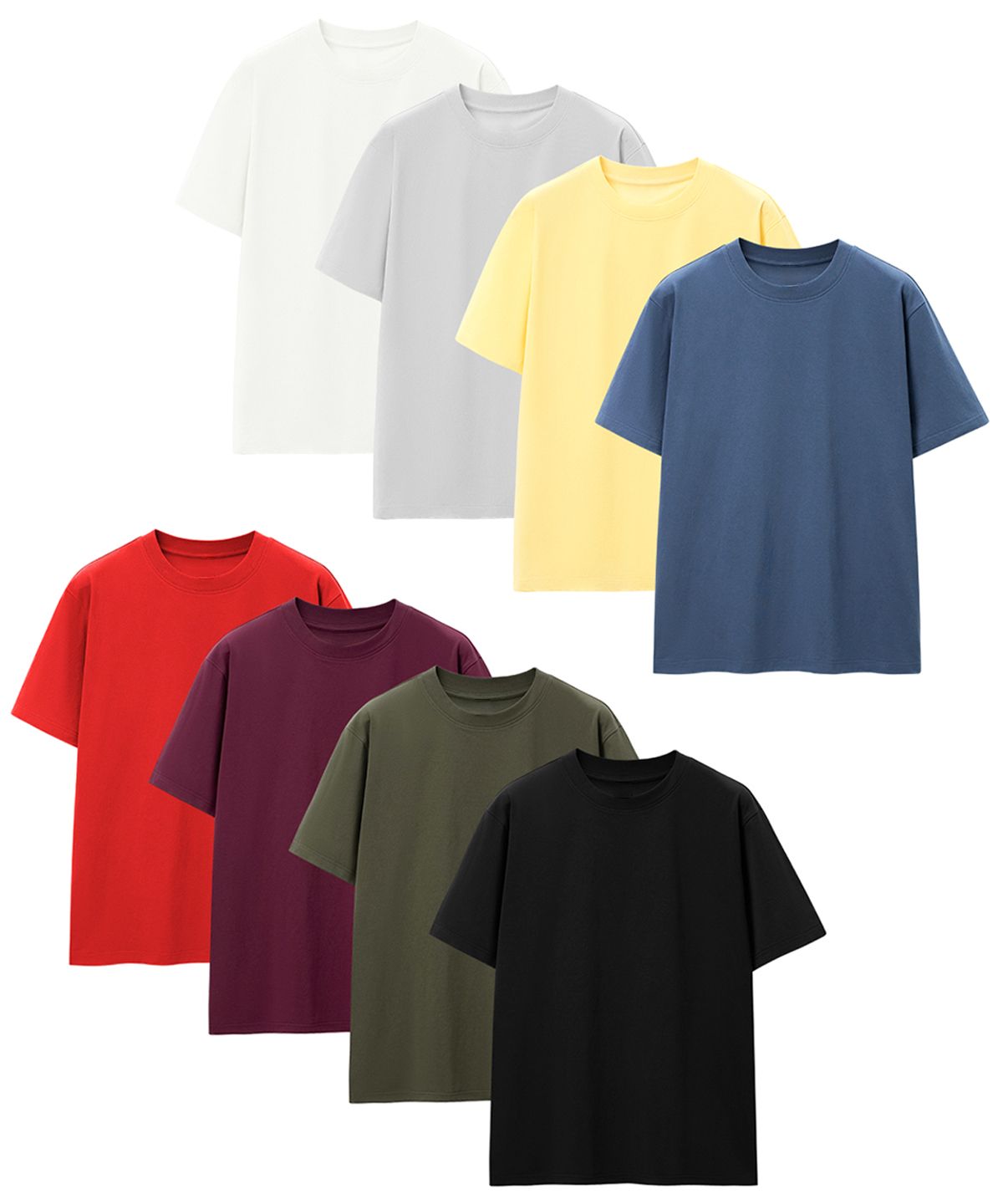 버튼서울(BUTTON SEOUL) Sorona® 쿨 터치 퍼포먼스 라운드 넥 티셔츠(8 COLORS)