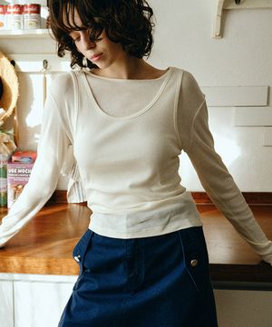 레이어드 탑세트_아이보리