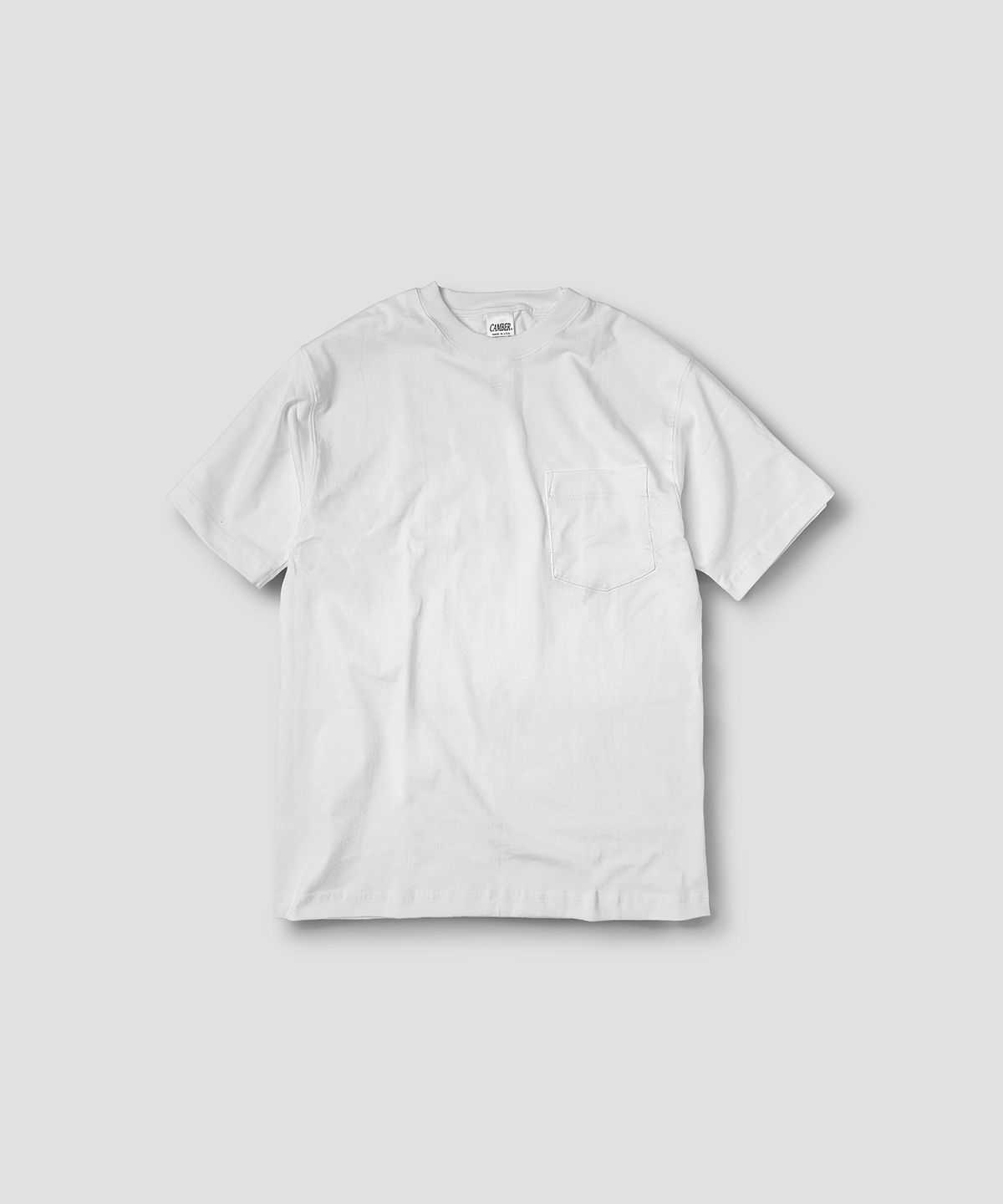 캠버 스포츠웨어(CAMBER SPORTSWEAR) 맥스웨이트 포켓 티셔츠, 화이트