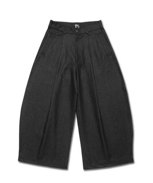 와이드 커브 데님팬츠