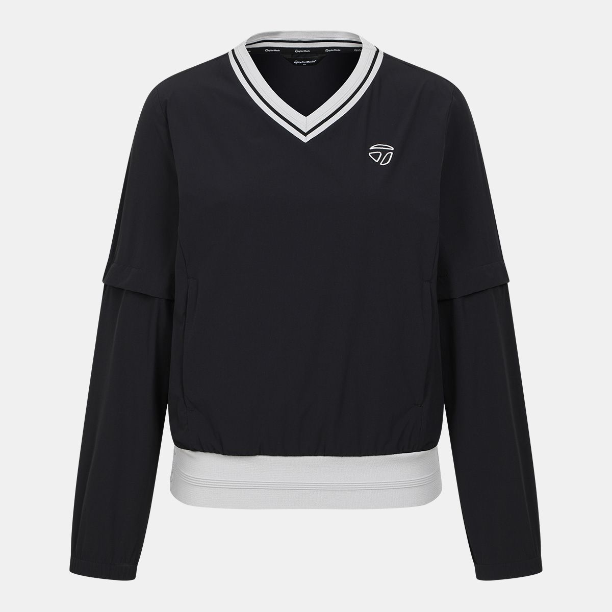 테일러메이드 어패럴(TAYLORMADE APPAREL) 26SS 여성 소매 탈부착 V넥 아노락 점퍼 T8031J65203-199